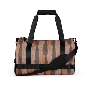 Hapu&#39;u Fern Hawaiian Print Gym Bag Duffle Bag | Hāpu&#39;u | Hawaiian Fern | Hapu&#39;u | Hapuu | Tropical Fern | Fern Leaves | Fern Print