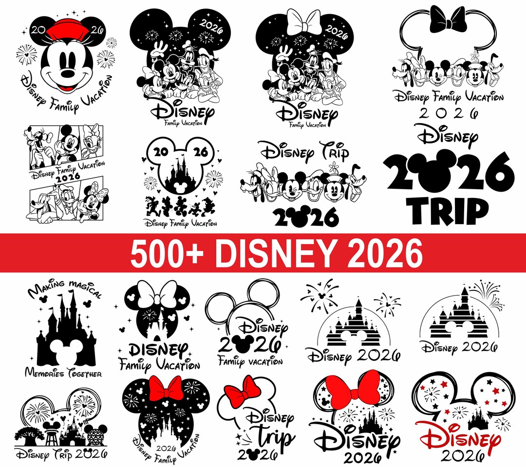 Bundle Family Vacation 2026 Svg Png, Magical Kingdom Svg, Family Trip ...