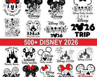 Bundle Family Vacation 2026 Svg Png, Magical Kingdom Svg, Family Trip Svg, Family Squad Svg, Friend Squad Svg, Vacay Mode Svg