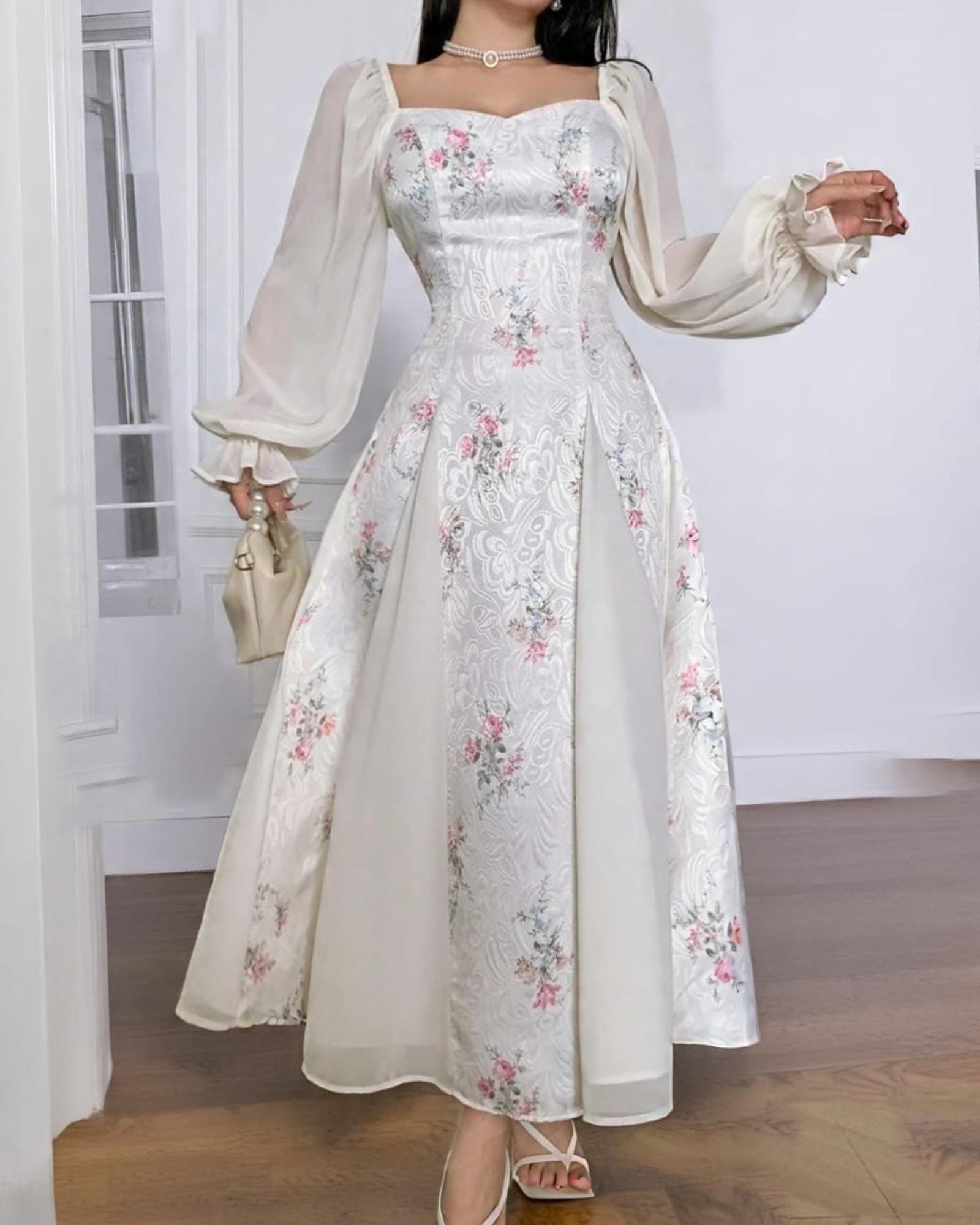 chinese dress ladies Mature Ladies Womens 2 Piece Outfits Summer Formal Wedding Guests Dresses  for Women Maxi Long Tank Dress w Coverup Blue at Amazon Women's Clothing  store main image 1