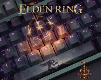 Elden Ring Keycaps 108 Key PBT OEM Shine Through Set