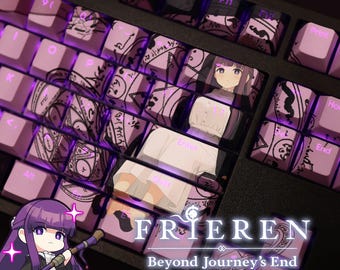 Fern Keycaps Frieren 108 Key PBT OEM Profile Set