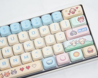 Stardew Valley Keycaps 78 Key PBT MOA Profile Set
