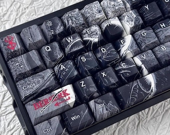 Berserk Griffith Femto Keycaps 87 Key PBT Dye Sub Set