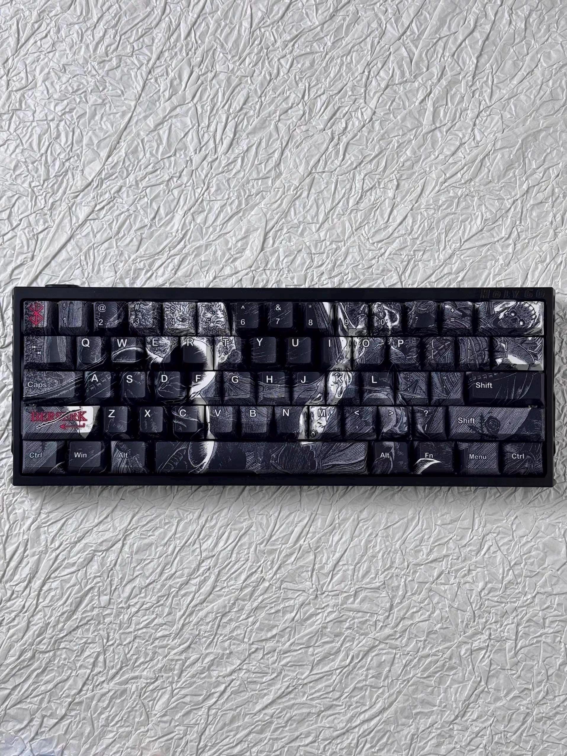 Berserk Griffith Femto Keycaps 87 Key PBT Dye Sub Set - Etsy