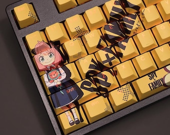 Spy x Family Anya Keycaps PBT Dye Sub OEM Profile 108 Keys