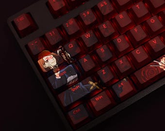 Nobara Jujutsu Kaisen Keycaps 108 Key PBT OEM Set