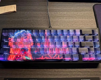 Asuka Keycaps Evangelion 130 Key PBT OEM Profile Set