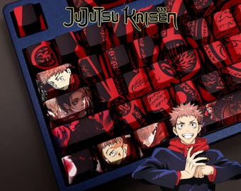 Jujutsu Kaisen Keycaps 108 Key PBT OEM Profile Set