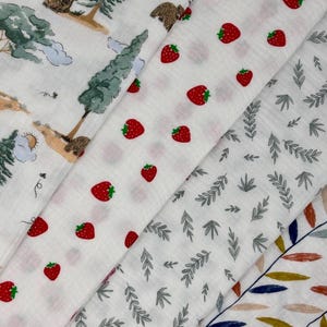Double Gauze Fabric Collection 100% Cotton Fabric