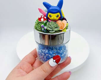 Pikachu Greninja Terrarium Jar