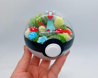 LIGHT UP Latias Pokeball Terrarium