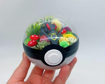Shiny Rayquaza Pokeball Terrarium