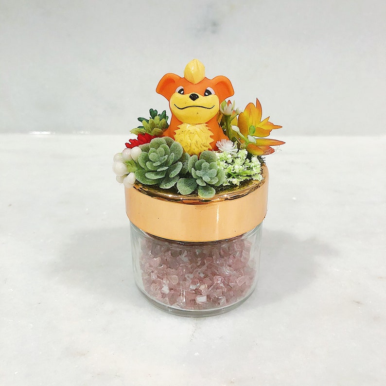Growlithe Pokemon Terrarium Jar