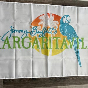 Bandera de Margaritaville: Decoración del bar de Jimmy Buffett Parrot Island