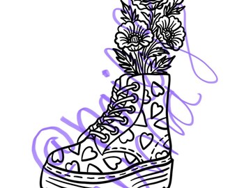 Punk Boot Planter