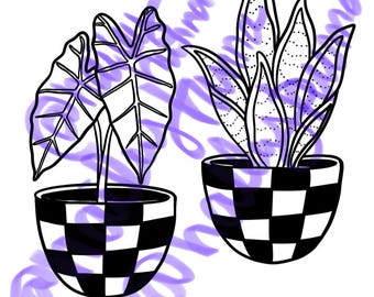 Planter Digital Print/PDF American Trad Style