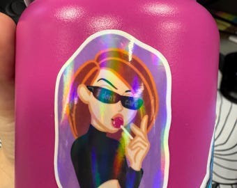 Kim P Vinyl Sticker