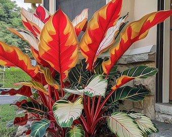 Variegated Giant Canna Lily