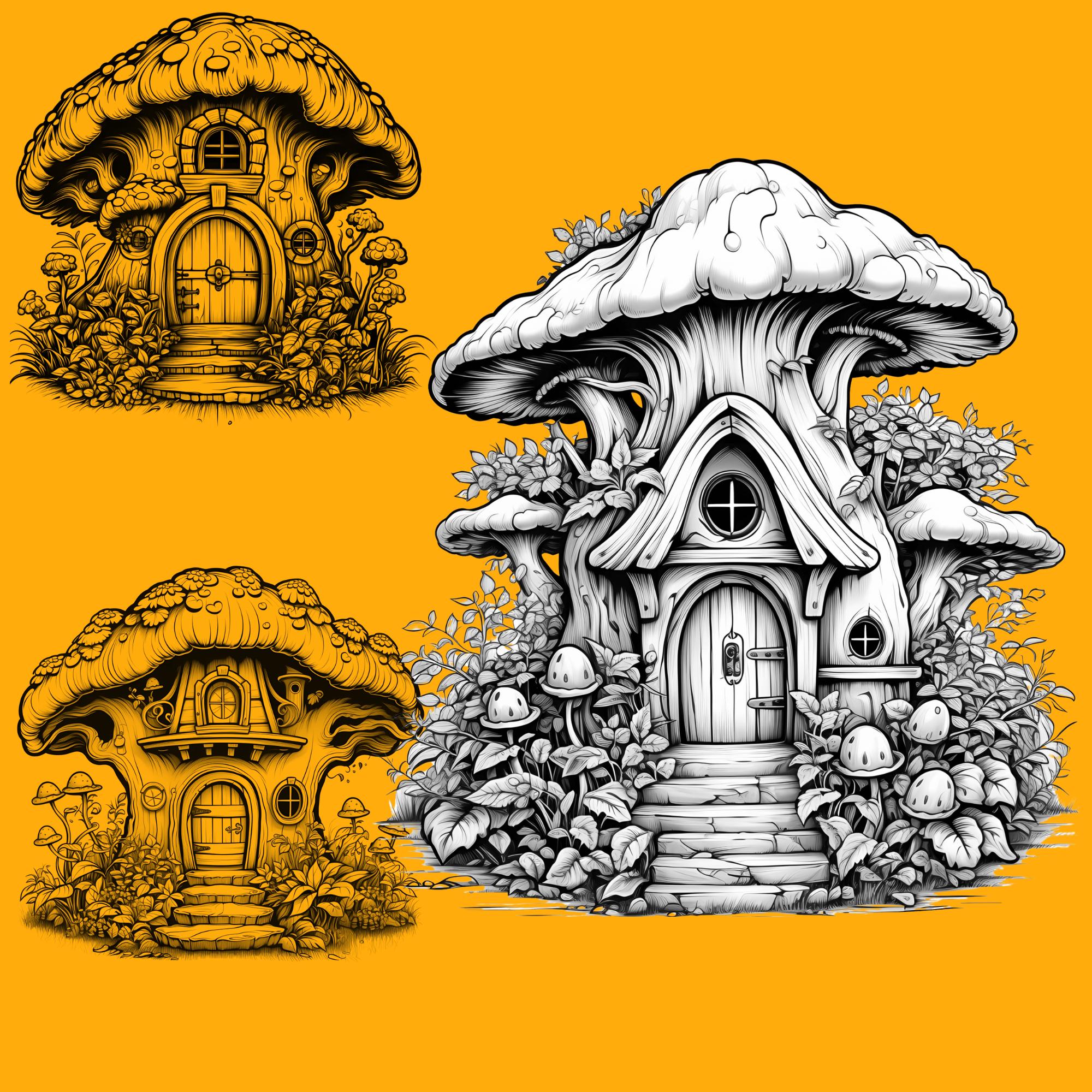 Procreate Fairy Houses Brushes, 100+ Fairy Homes Procreate Stamps ...