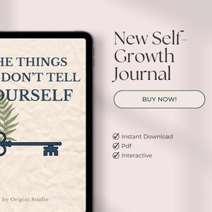30 Day Self-Growth Journal | Daily Reflection Digital Workbook (PDF)