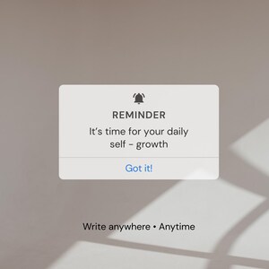 30 Day Self-Growth Journal | Daily Reflection Digital Workbook (PDF)