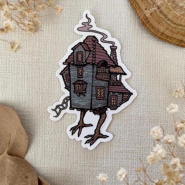 バーバ・ヤーガの家のステッカー