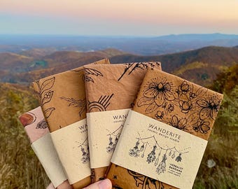 Bandana | Herbs of Protection | Hand-Dyed | Terracotta