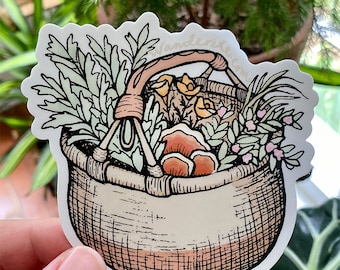 Herb Basket Sticker