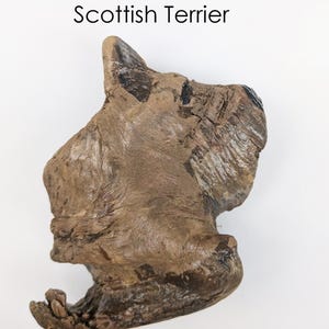 Meet "Scottish Terrier"—a unique piece of driftwood  re-imagined through the eyes of an artist.