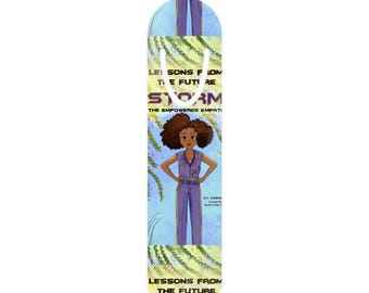 Lessons From the Future Storm bookmark | Illustrated Afrocentric Woman, Inspirational Text