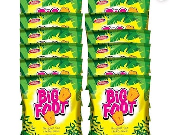 ビッグフット ジャイアントサイズ チョコスナック 25g - 12個入りパック - おやつやパーティーに最適