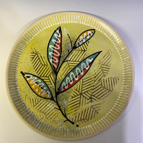 Handmade Ceramic shops Charcuterie Plate, Serving Dish, Crow Serving Dish