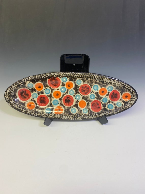 Handmade Ceramic Serving Platter Charcuterie Platter Fish Etsy