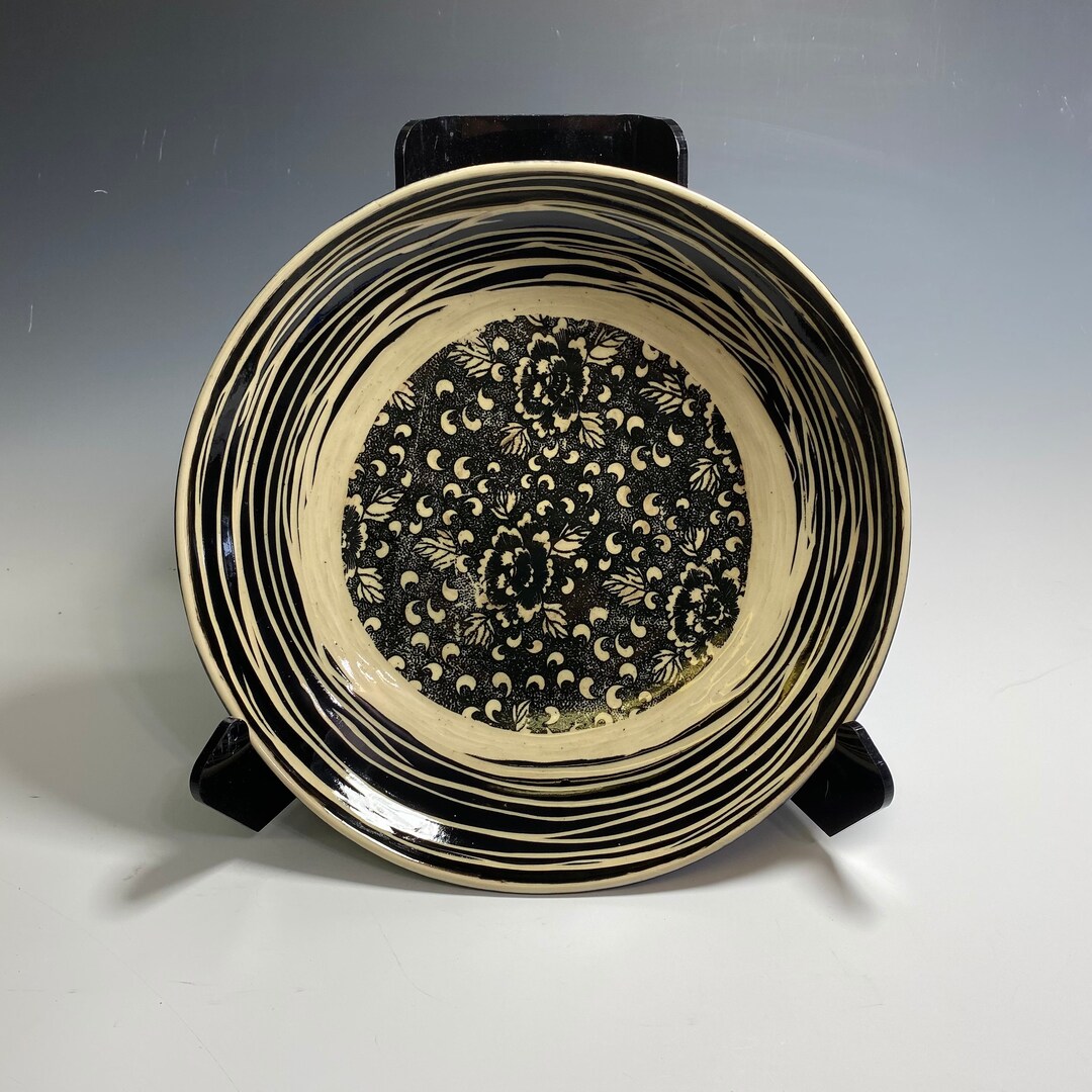 Large Ceramic Serving Platter Handmade Pottery Serving Dish Etsy