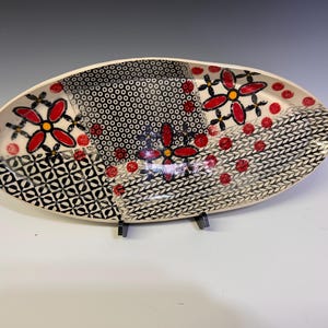 Handmade Ceramic Serving Tray,  Serving Plate, Charcuterie Tray