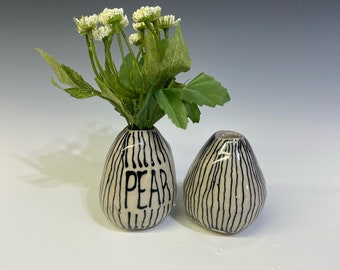 Bud Vase, Small Vase, Ceramic, Handmade