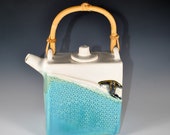 Unusual Teapot, Purse Teapot, Handmade Teapot