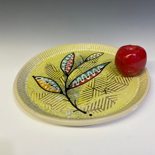 Handmade Ceramic shops Charcuterie Plate, Serving Dish, Crow Serving Dish