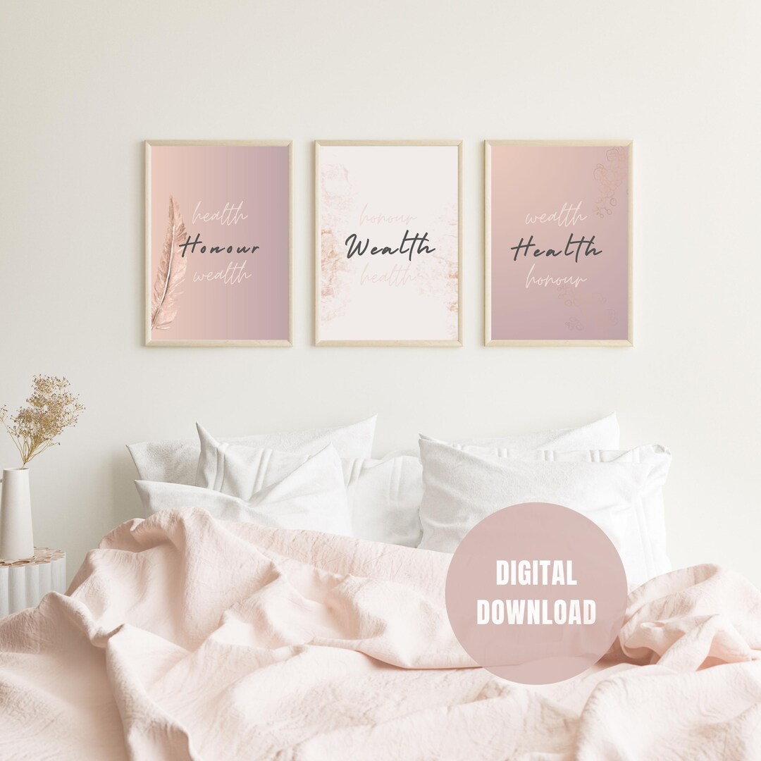 Minimalist Christian Wall Art Set, Faith Inspired Printable Home Décor ...