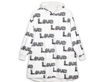 Michigan Rock lovers Hooded Blanket | Cozy Oversized Hoodie Blanket. Multiple colors
