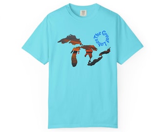 Michigan Great Lakes T-Shirt | The Great Lakes and HOME. Multiple color options