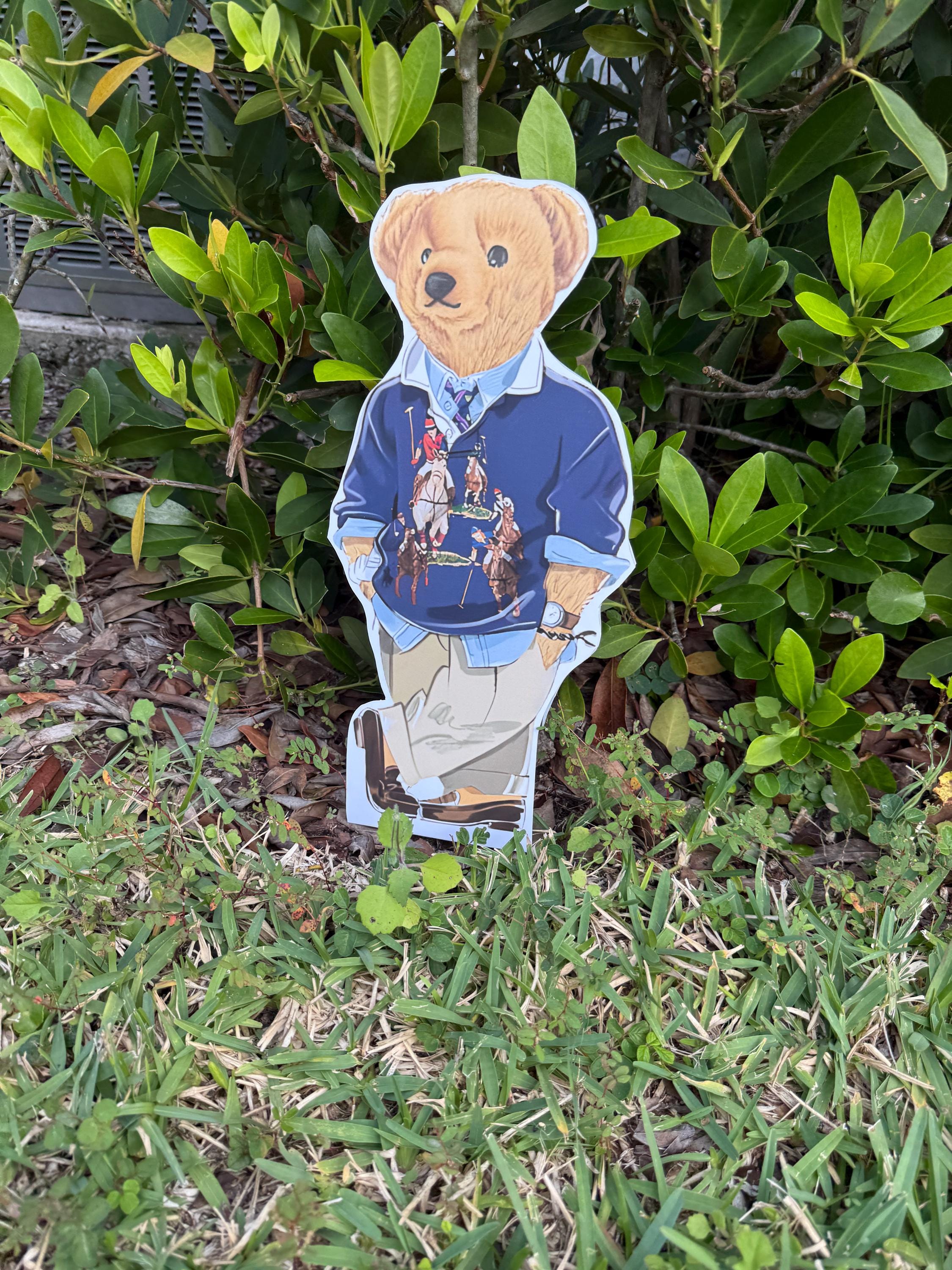Vintage Bear Party Cutout Prop – Foam Board Decoration – Vintage Bear ...