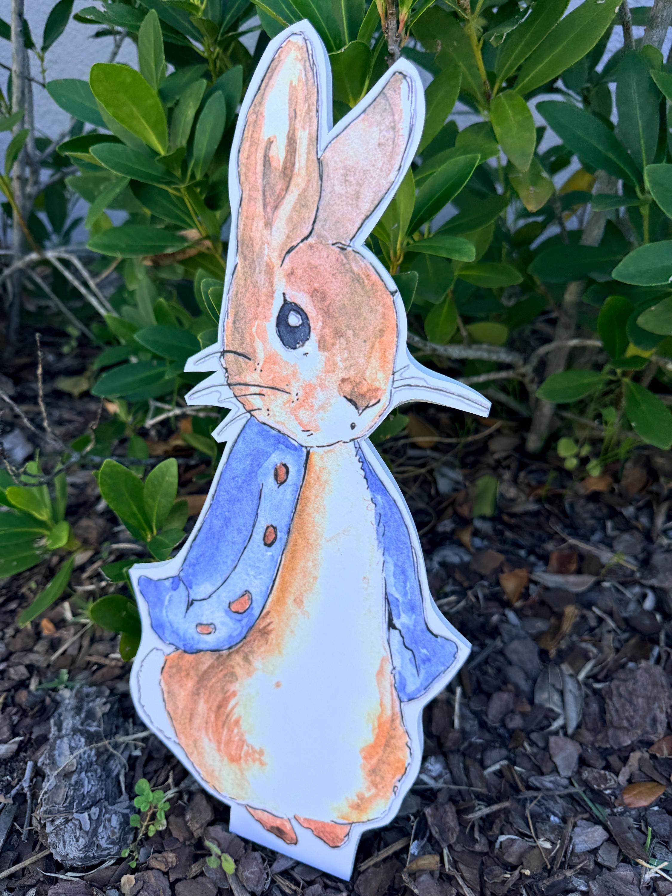 Peter Rabbit Foam Board Cutout – Rabbit Party Decoration, Photo Booth ...