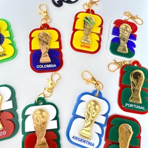 FIFA World Cup 2026 Keychain, Soccer Acrylic Keychain, Football Fan Gift, World Cup Gift, Personalized Sports Keychain, Soccer Lover Gift