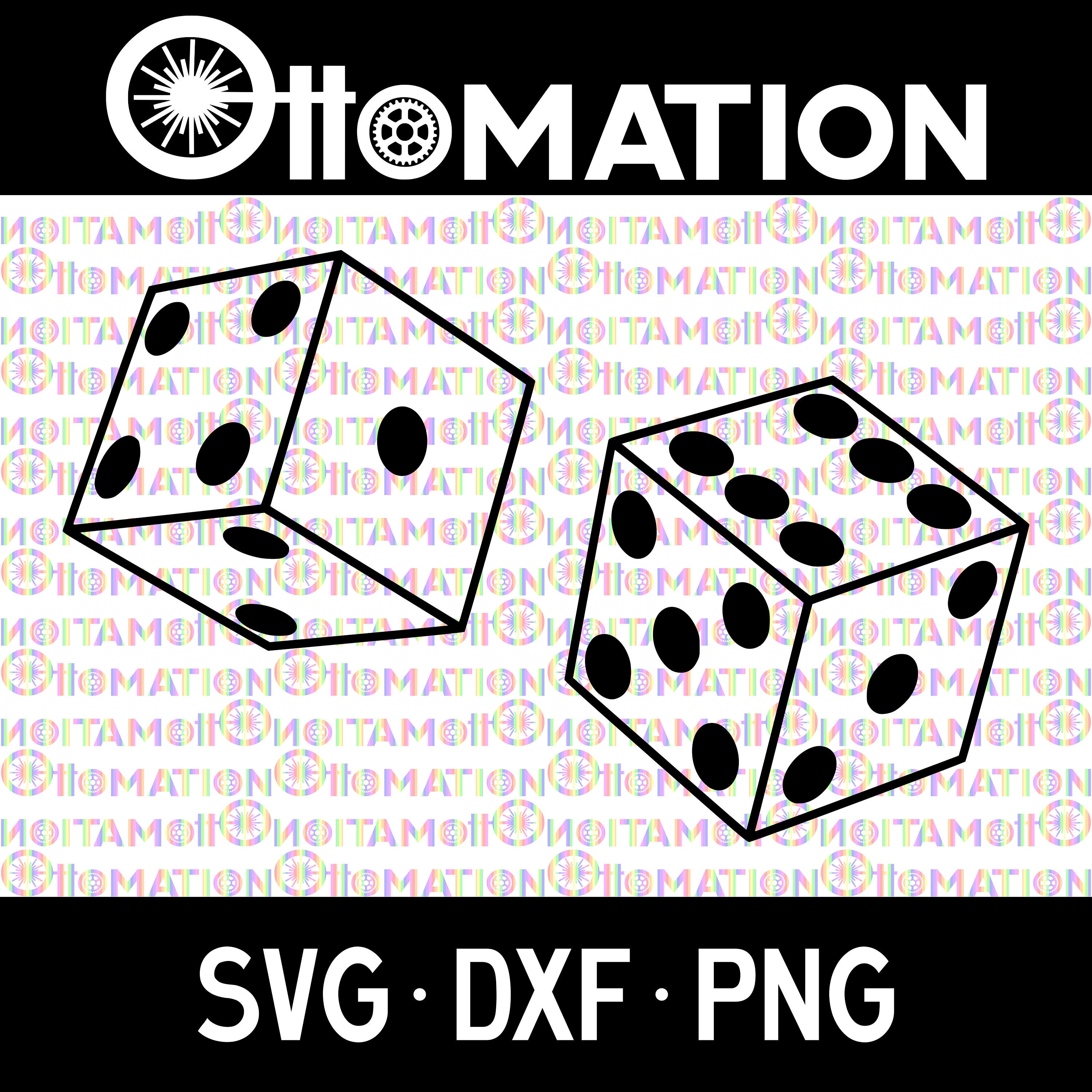Rolling Dice SVG/DXF/PNG Instant Digital Download for Etsy