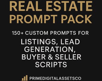 Real Estate ChatGPT Prompts | 150+ Lead Generation Scripts (PDF)