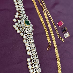 Gold Waist Belt With Stones - Etsy display picture 1