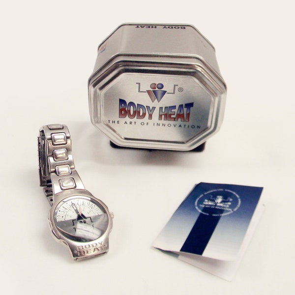 Body Heat Watch, The Art Of Innovation, Vintage Mans Watch, Classic Timepiece