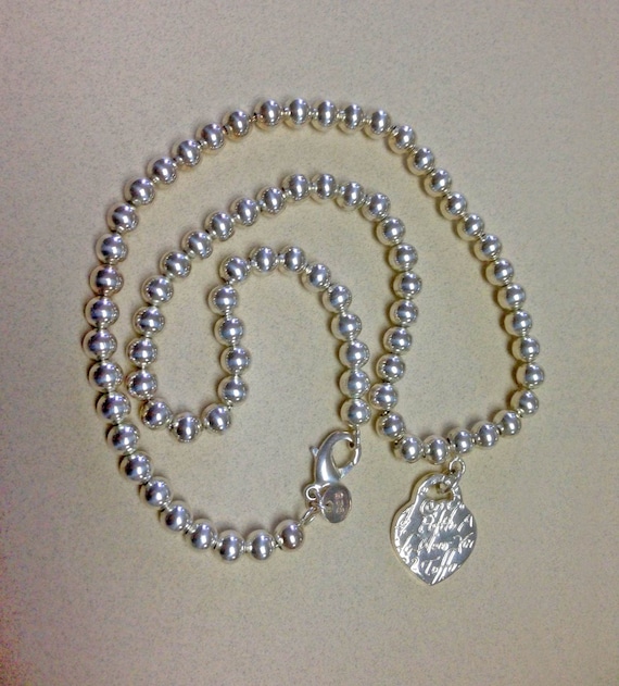 tiffany bead necklace